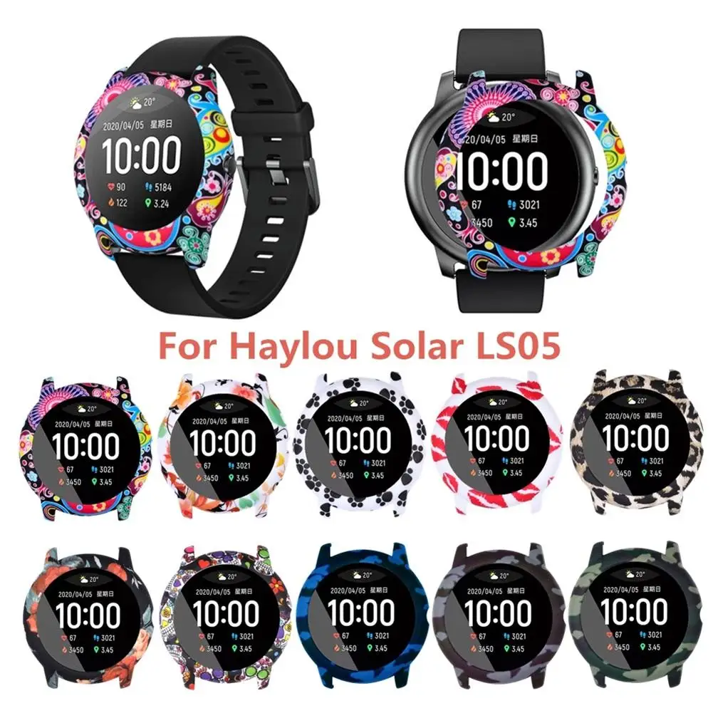 

New Smart Watch Protective Case For Xiaomi Haylou Solar LS05 Colorful Pattern Soft Silicone Cover Shell Smartwatch Accessories