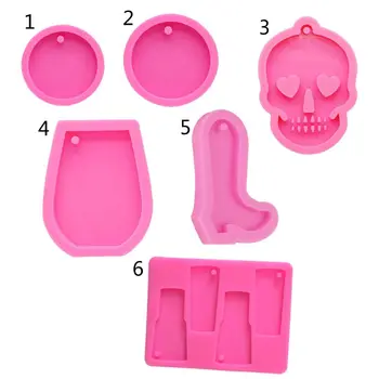 

Tumbler Cup Keychain Pendant Silicone Resin Mold Epoxy Resin DIY Handmade Jewelry Making Tool