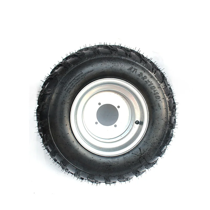 Best-selling GO KART KARTING ATV UTV Buggy 22X10-10 Inch Wheel Tubeless Tyre Tire With Aluminum Alloy Hub