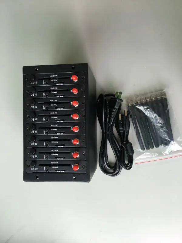 8 Порты модемный пул с USB Интерфейс 850/900/1800/1900 МГц Quad band Imei переменчивая, аудио вызова
