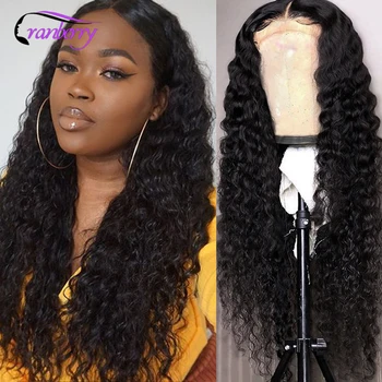 

Cranberry Remy Brazilian Deep Wave Wig 13x4 13x6 Lace Front Human Hair Wigs For Women Pre Plucked Natural Hairline 150% Density