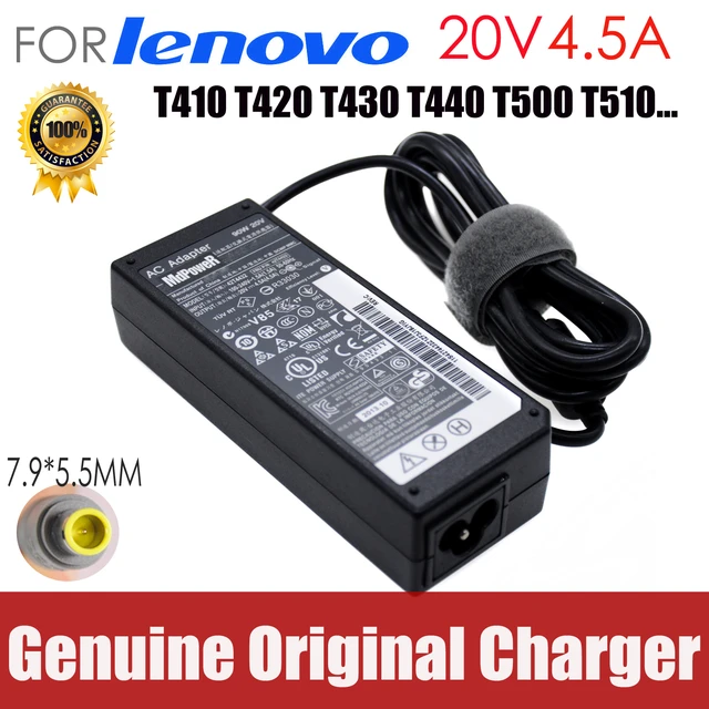 original 20V 4.5A AC Adapter Laptop Charger For Lenovo Thinkpad E420 E430c  E545 E425 B480 B490 T420 T430 V480 V580 SL410 T510 - AliExpress