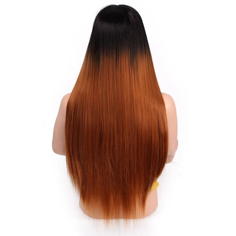 ls116 Doris beauty блонд парик на кружеве Длинные Синтетические прямые парики для женщин Косплей средняя часть Омбре серый коричневый черный розовый парик - Цвет: ls116