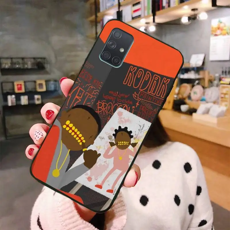 HPCHCJHM Kodak Black Rapper DIY Printing Phone Case cover Shell For Samsung A10 A20 A30 A40 A50 A70 A80 A71 A91 A51 A6 A8 2018