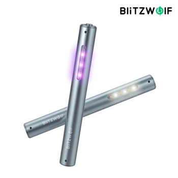 

BlitzWolf BW-FUN9 LED Sterilizing Lamp Portable Handheld UVC White LED 99.99% Sterilization 1200mAh Rechargeable Bar Tube
