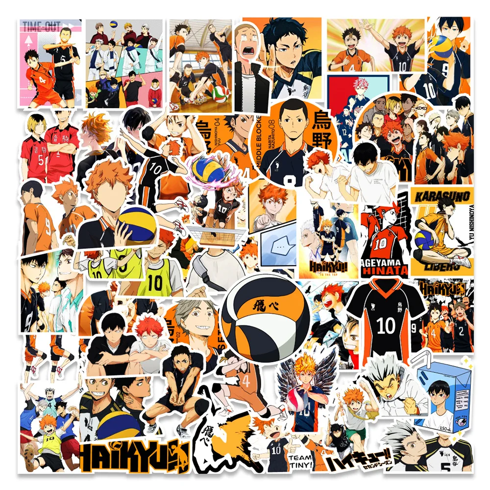10/30/50Pcs Japanese Anime Cute Stickers Haikyuu KageyamaTobio Scrapbooking DIY Diary Planner Haikyu of Stationery | Игрушки и хобби