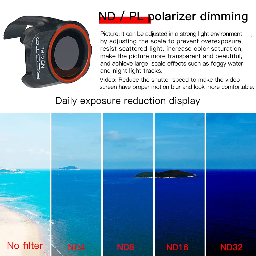 New DJI Mini 2 Camera Lens Filter for DJI Mavic MINI 1/2/SE Drone Filter Set UV ND CPL 4/8/16/32 NDPL Accessories