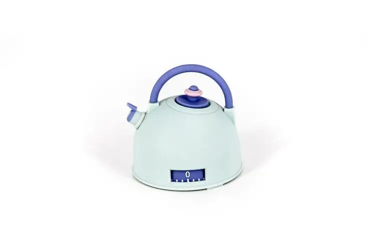 kettle Таймер времени, 4 стиля мини милый горшок форма инструмент управления временем, Механический дизайн, не нужно устанавливать батареи - Цвет: kettle