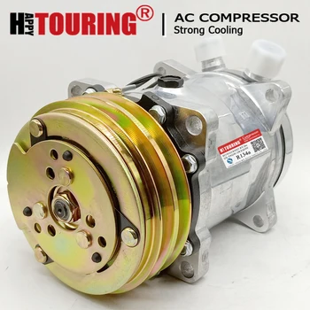 

2 piece sanden sd508 sanden 508 compressor 2 Grooves 12V / 24v Tractor Excavator Heavy Duty Truck