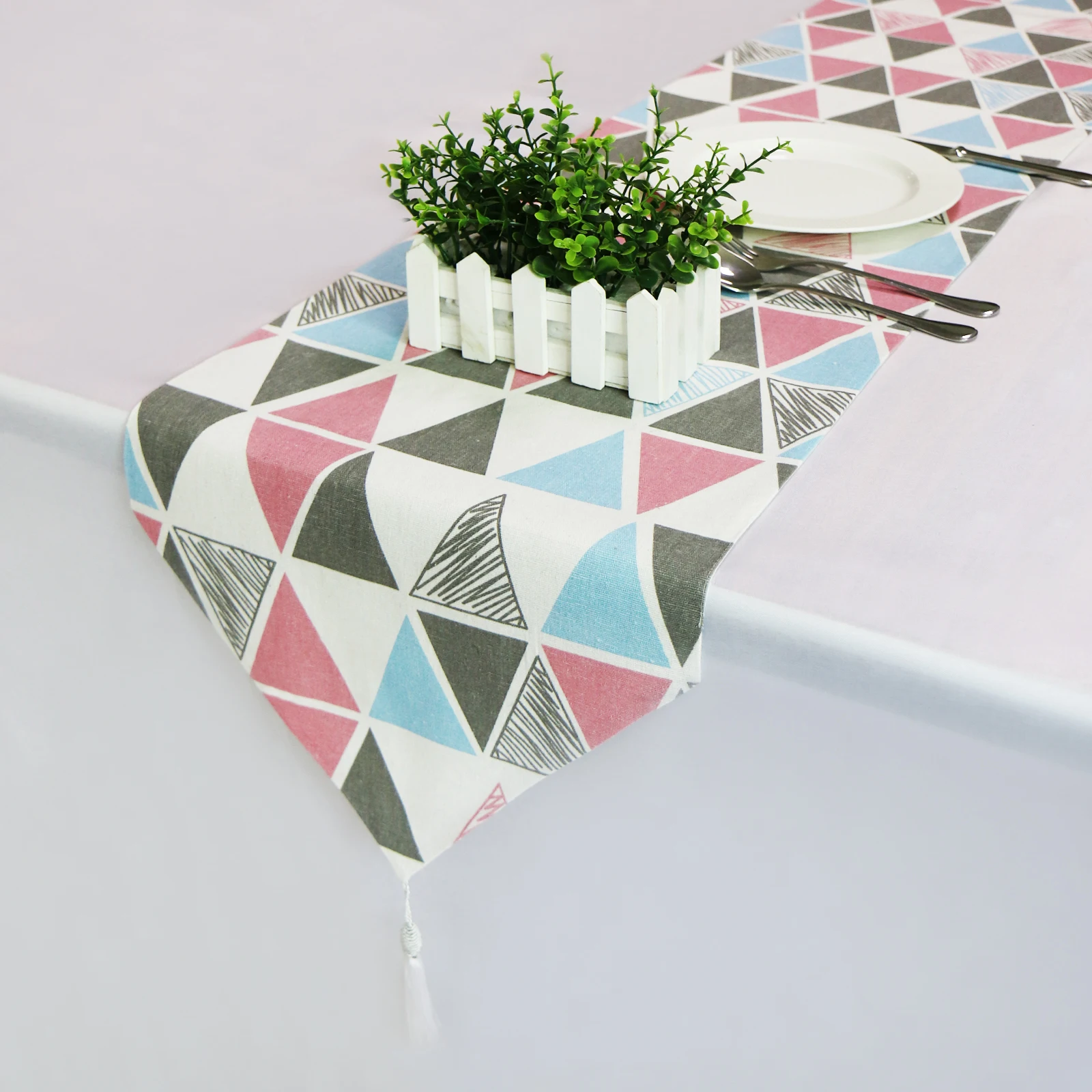 1pcs Table Runner Linen Christmas Decoration Dining Table Flag Tablecloths Placemat for Home Hotel Festival Decoration