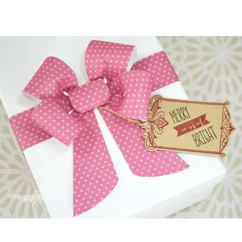 

3D Big Bow Metal Cutting Dies Gift Box Decoration Stencil Embossing DIY Scrapbooking Card Dies