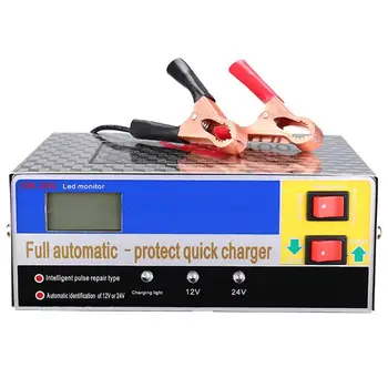 

1 Set Car Battery Charger Practical Useful Durable Car Accessory Car Supply Auto Charging Tool For Auto Car Automobile
