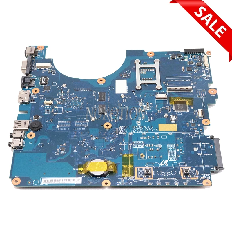 NOKOTION BA92 06345A для Samsung 06345B R530 материнская плата ноутбука DDR3 PM45 GT310M GPU free
