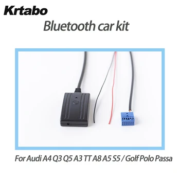 

For Audi A4 Q3 Q5 A3 TT A8 A5 S5 / Golf Polo Passat aux Bluetooth music + mic
