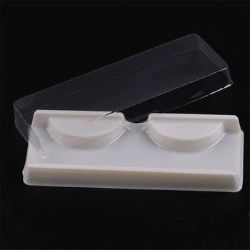 

10 pcs/lot Packing box for eyelash blank eyelashes package Multicolor paper box white tray Eyelashes DIY flash packing box