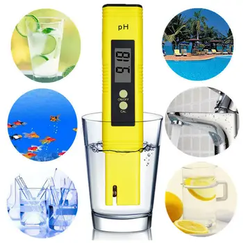 

PH meter Digital LCD Portable PH Meter Tester Pen Water Quality Purity Monitor Accurate Filter Measuring Accessories