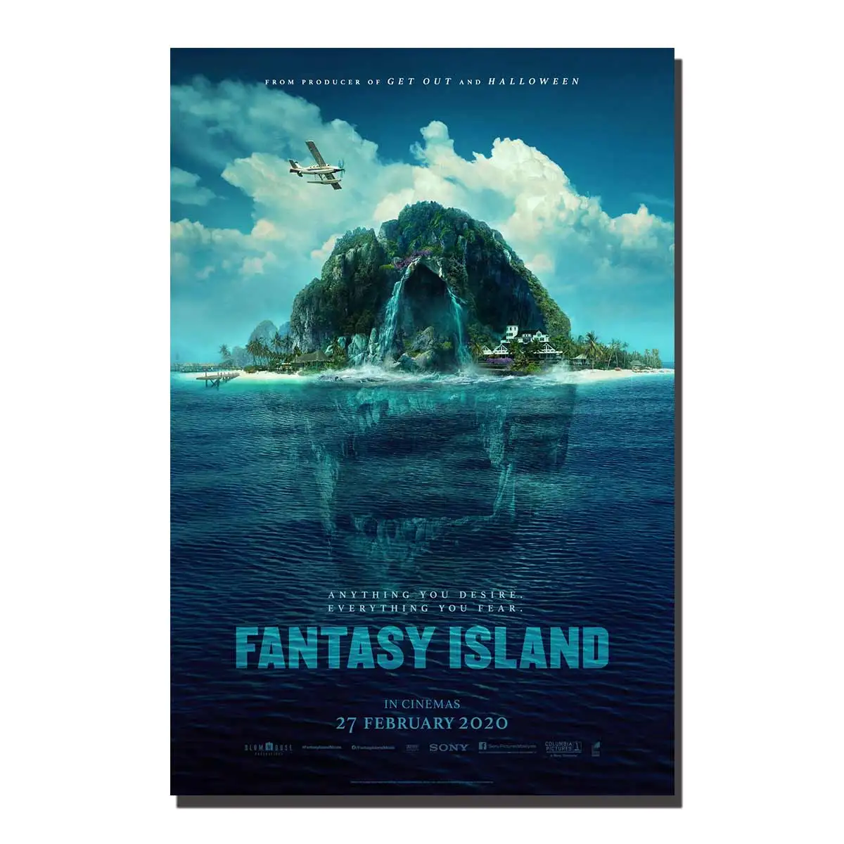 Fantasy Island 2020 Vintage Movie Poster retro movie poster Sizes  12x18 20x30 24x36 Premium Matte vertical posters
