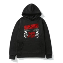 

Punks Not Dead Hoodie Men Women Street Hip Hop Black Cool Pullover Autumn and Winter Fleece Hooded Sweatshirts New Tops Hoodies