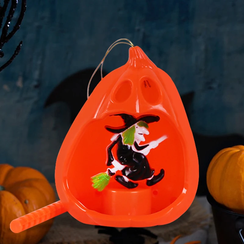 

Hot Sale Glowing Halloween Lantern Halloween Decor Witch Skull Mage Ghost Portable Light Halloween Party Performance Props