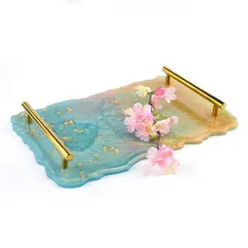 

Crystal Epoxy Resin Mold Fruit Plate Casting Silicone Mould Handmade DIY Crafts 54DC