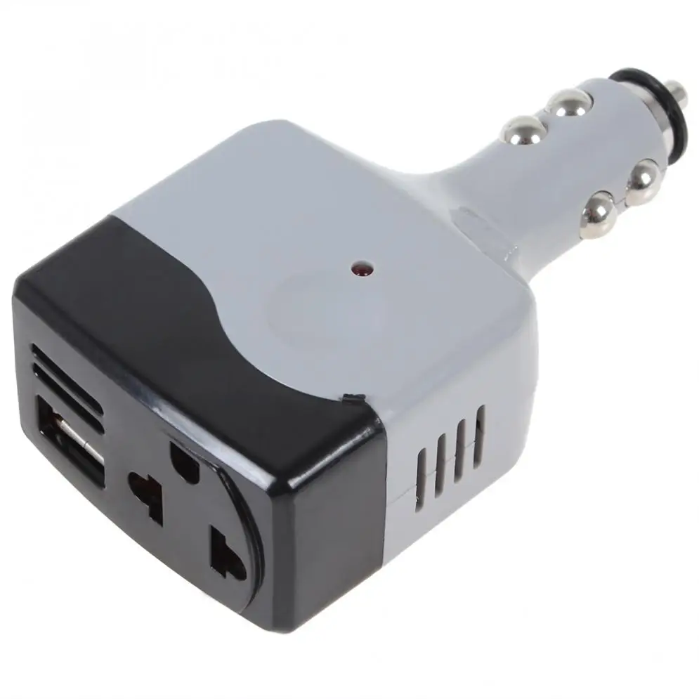 

DC 12 / 24V to AC 220V / USB 6V Car Mobile Power Converter Inverter Adapter New