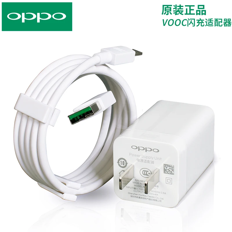 OPPO R11 зарядное устройство флэш-зарядка VOOC Micro usb/type-c кабель 5 в 4A Быстрая зарядка для R11s R9s R7s R15 A5s A3s R17 k3 k5 - Тип штекера: US Charger