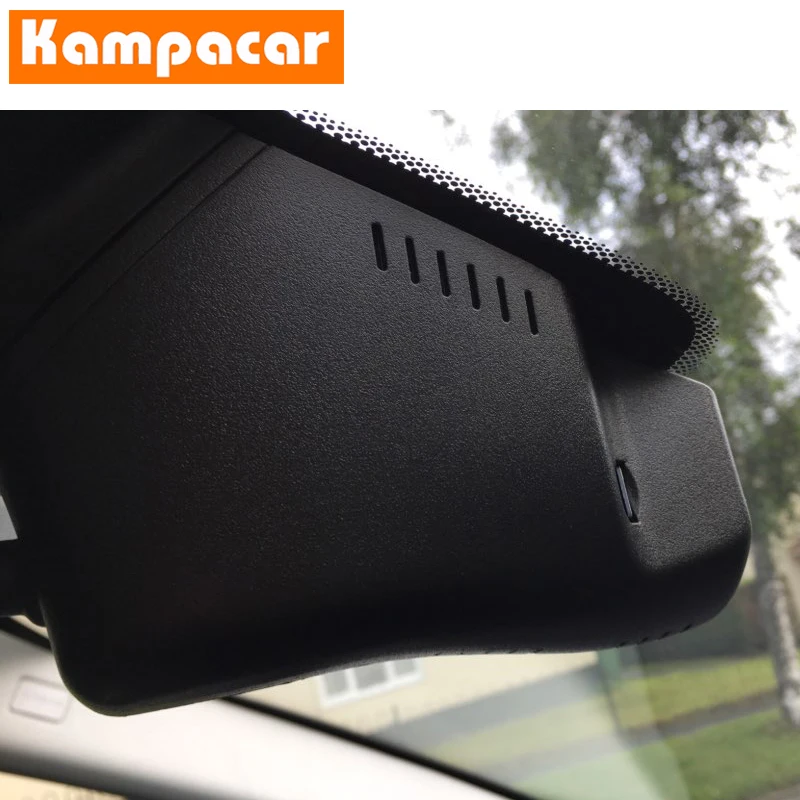 Автомобильный видеорегистратор Kampacar с двумя объективами и Wi-Fi для Land Rover Discovery Sport HSE Автомобильный видеорегистратор