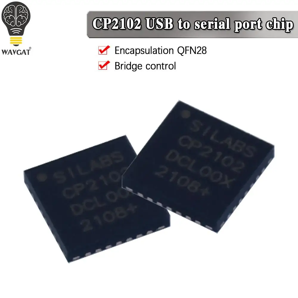 CP2102 CP2102-GMR QFN-28 SINGLE-CHIP USB TO UART BRIDGE chip | Электронные компоненты и принадлежности