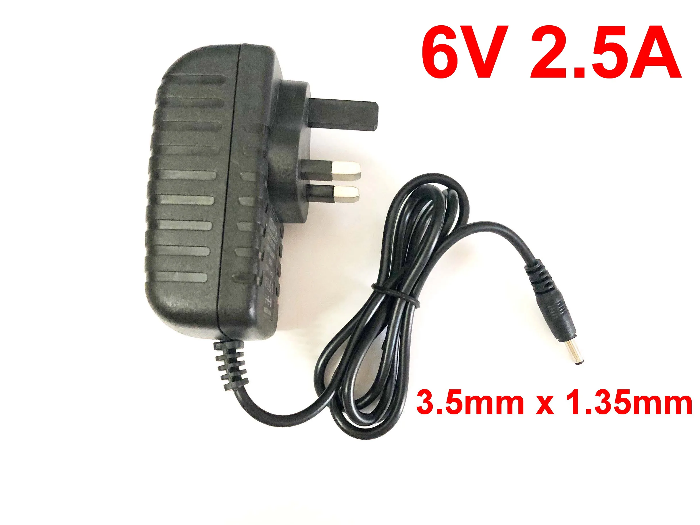 6V 2.5A 1 шт. AC/DC 5 В 3A 12 В 2A 9 В 2A 13,5 в 2A 14 в 2A 6 в 2.5A 6 в 3A импульсный адаптер питания 3,5 мм x 1,35 мм - Цвет: 6V 2.5A