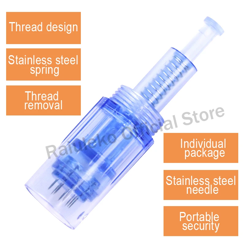 3D/5D квадратный Nano Needle/9/12/36/42/Nano винтовой порт картридж для MYM Electric Dr.pen Auto Microneedle
