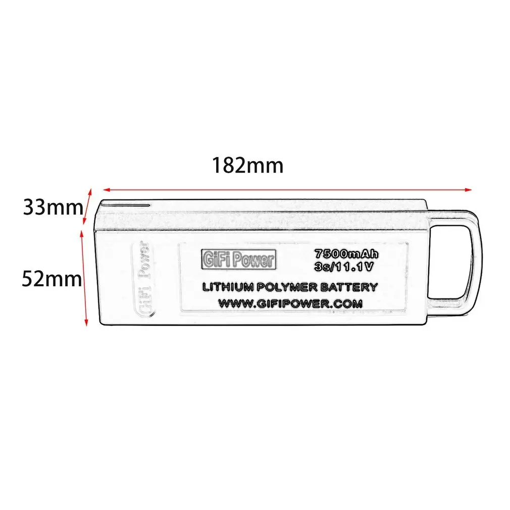 7500mAh 11,1 V 3S батарея Lipo большой емкости уличный Дрон резервная батарея для Yuneec Q500 4K для тайфуна Радиоуправляемый Дрон