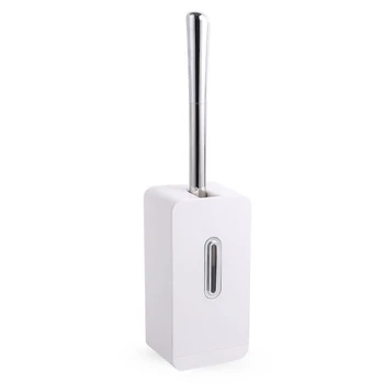 

Creative Environmental Modern Toilet Brush Long Handle Nailless Wall-Mounted Bathroom Set Cleaning Nail-Free Storage Box