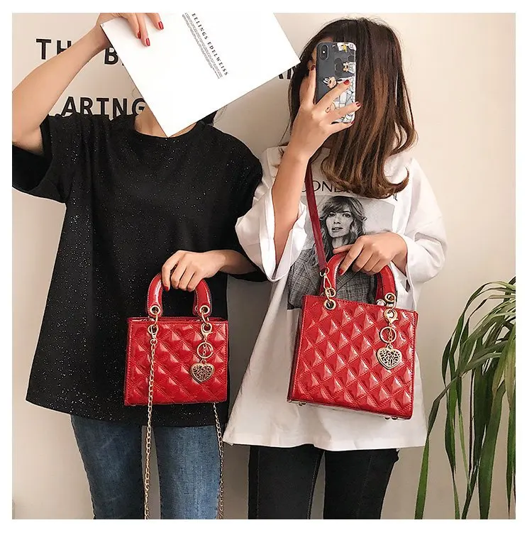Роскошные сумки женские дизайнерские сумки через плечо от известного бренда сетчатые сумки через плечо для женщин Дамская лакированная кожаная сумка-мессенджер
