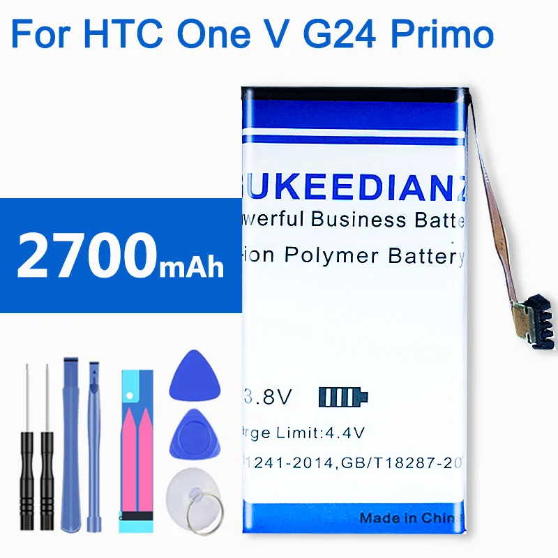 BK76100 100% Новый 2700 мАч Сменный аккумулятор для телефона HTC One V T320e G24 Primo
