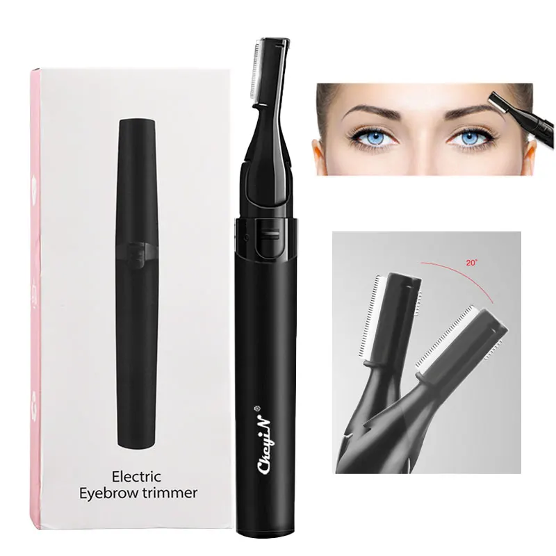 Electric Eyebrow Trimmer Mini Eye Brow Shaver Women Men Razor Portable