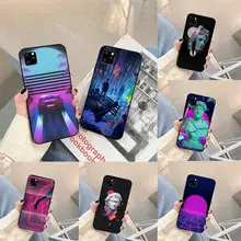 Vaporwave Glitch Phone Case For iphone 5s 6 7 8 11 12 plus xsmax xr pro mini se Cover Fundas Coque