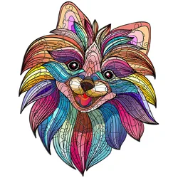 Montessori iluminismo quebra cabeça colorido bonito animal de estimação peças de madeira 100 150 200 crianças quebra cabeça 3d diy crianças presente caixa