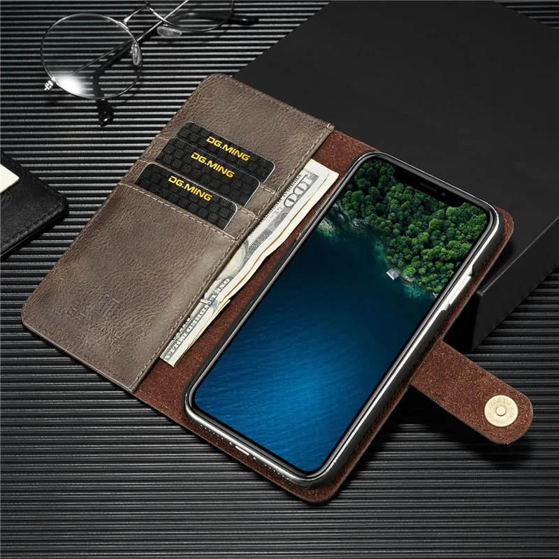 Magnetic Leather Case for iPhone 12 13 11 Pro XS Max XR X 8 7 6 6S Plus Wallet Card Bag Cover for Samsung S21 Ultra S20 FE Coque best cases for iphone 13 