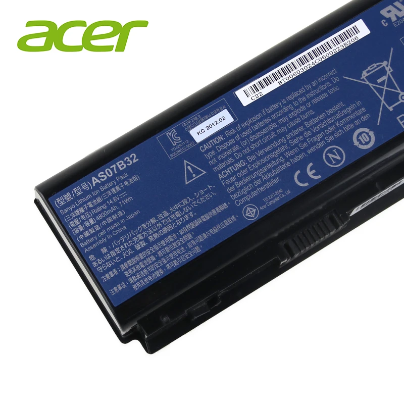 Original Acer Laptop Battery AS07B32 For Acer AS07B31 AS07B41 AS07B42 AS07B51 AS07B52 AS07B71 AS07B72 AS07B31 AS07B51 AS07B61