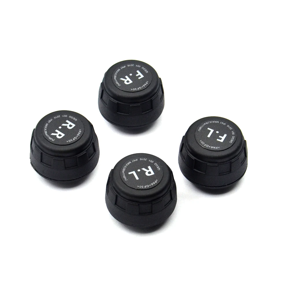 TPMS Tire Pressure Car Monitoring System Solar Energy Digital Display Auto tyre Security Alarm System 4 Sensors