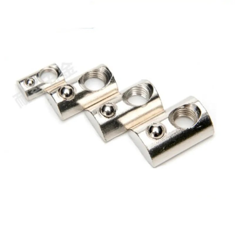 High-Quality T Spring Nuts for Aluminum Profiles - M3 to M6 (Pack of 10/20/50/100)