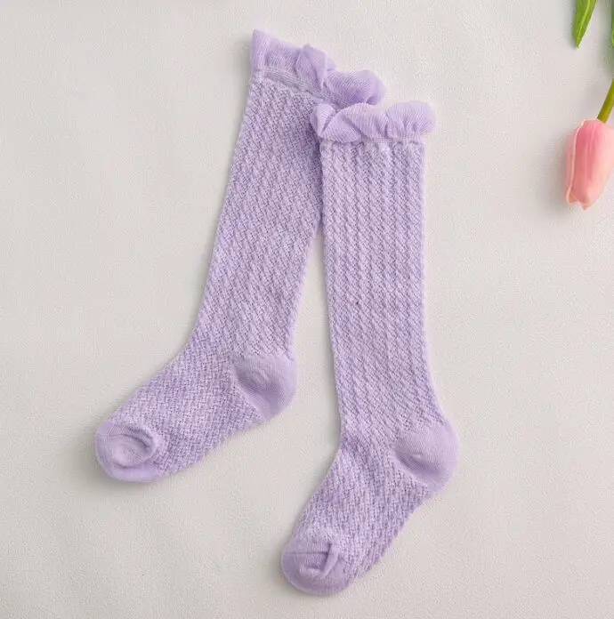 Purple mesh Socks