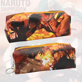 

1Pcs Anime Naruto Pencil Case Zip Super Big Capacity Pen Bag Makeup Stationery Pouch School Supplies