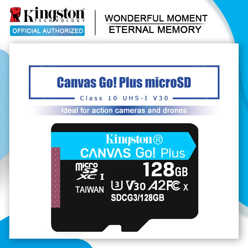 Kingston Canvas Go! Карта памяти microSD Plus 128 Гб 64 класс 10 TF карта 256 ГБ 512 UHS-1 sd для смартфона |