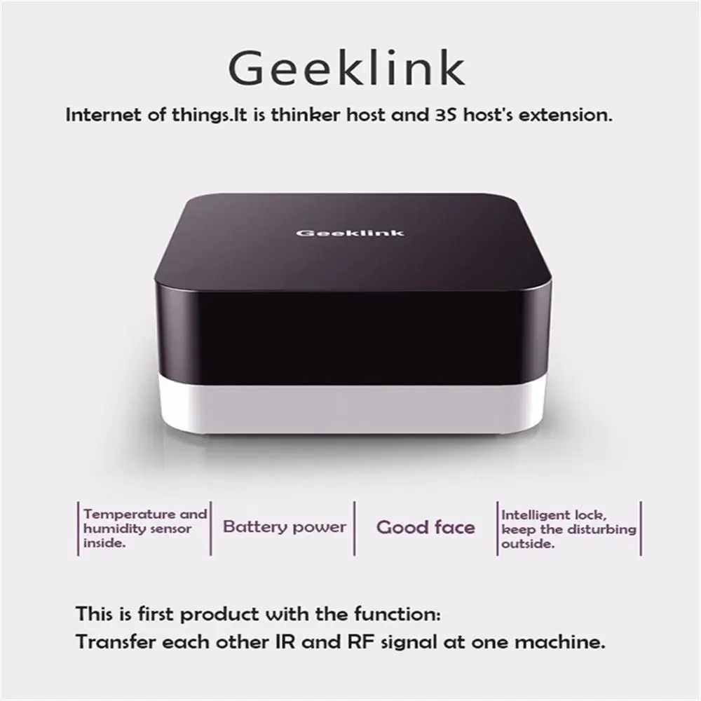 Geeklink wifi беспроводной RF инфракрасный пульт дистанционного управления мини умный дом автоматизация Thinker Мини хост Универсальный умный дом управление Лер