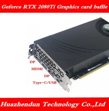 Apropriado para msi geforce rtx 2080ti placa gráfica rtx 2080 defletor dp + hdmi + dp fita usb-c + dp interface 5pcs frete grátis