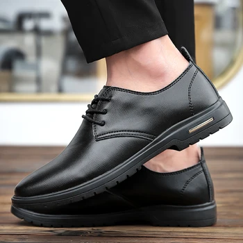

2020 Men Shoes Luxury Brand Genuine Leather Formal Business Wedding Party Shoes Man Stylish Designer Shoes Evening Dress 38-47