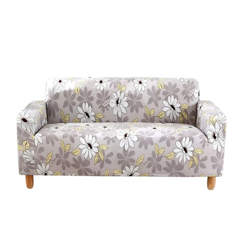 A6 Double-seat Stretch Slipcovers Sofa Elastic All-inclusive Protector Cover Printed Furniture Sectionele Couch - Цвет: A6