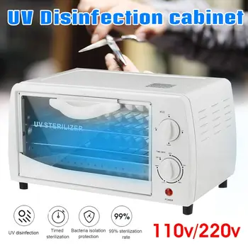 

16W Beauty Hairdressing Nail Tool Sterilization UV Disinfection Cabinet UV Sterilizer Box Sterilization Nail Cleaner For Home