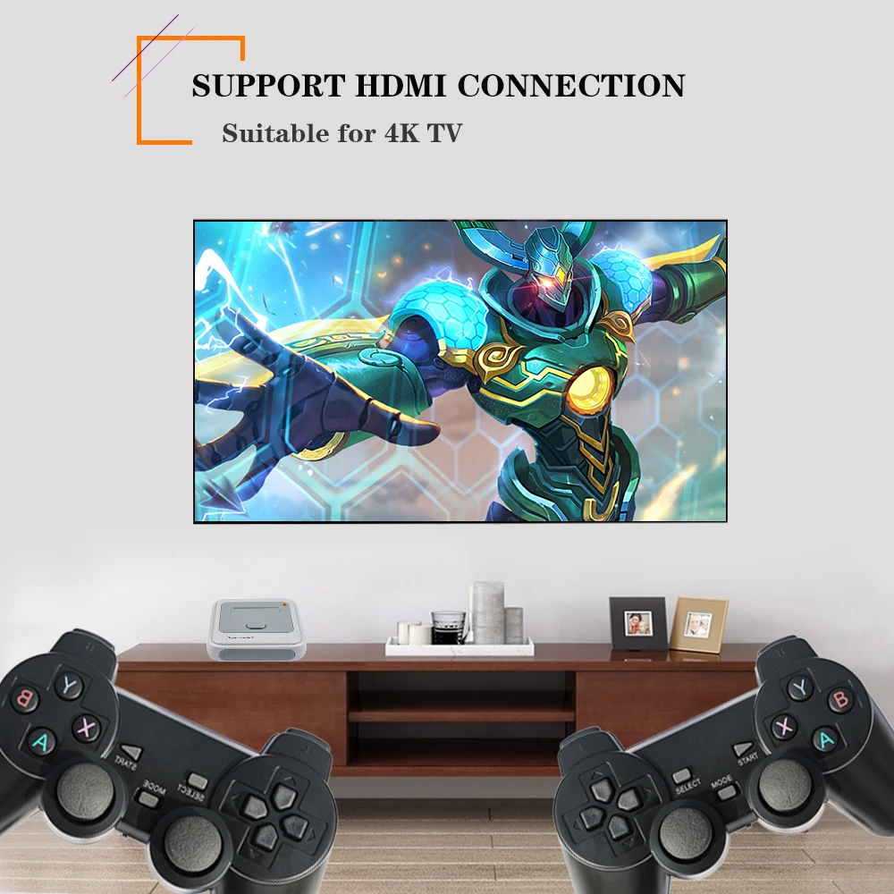 Мини Консоль X HDMI Ретро ТВ/видео игровые плееры для PSP PS1 3D с системой Linux 128G